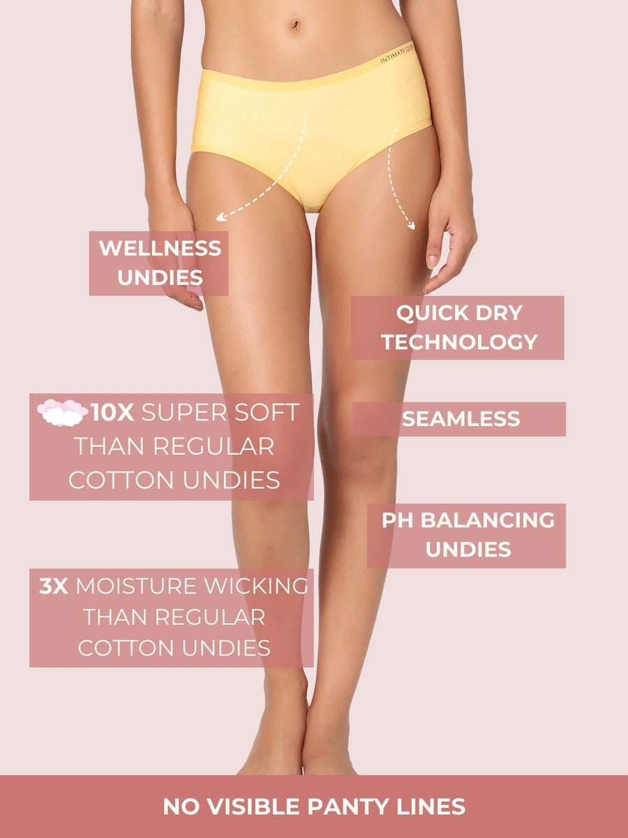 Lemon Bae Seamless Bikini Style Quick Dry Body Adaptive Underwear