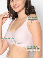 Load image into Gallery viewer,  Ceramide Infused Wireless  Bra in pink color