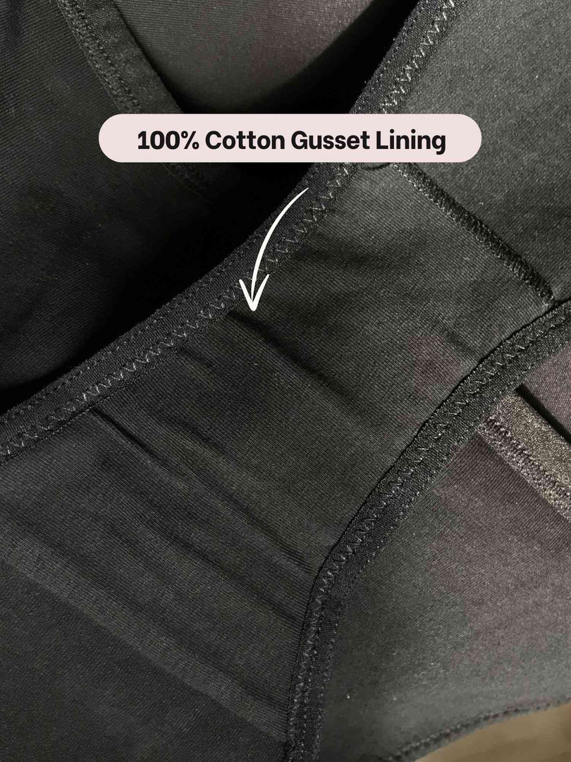 PureComfort Cotton G-String Black