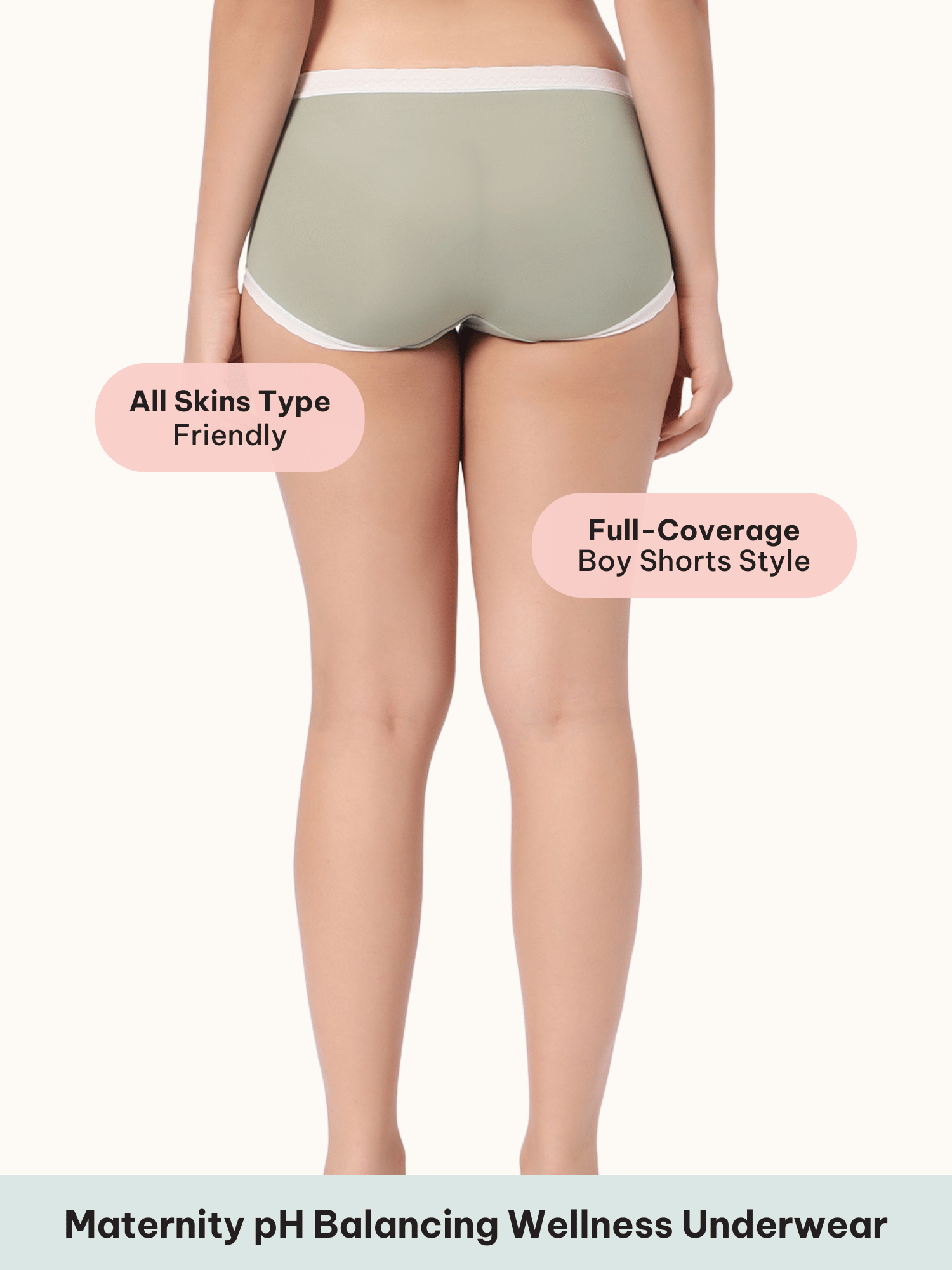 Maternity Corn Bae Full Coverage Boy Shorts Underwear