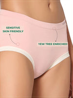 Load image into Gallery viewer, Yew Tree Bae Full Coverage Hipster Undies in dull pink color