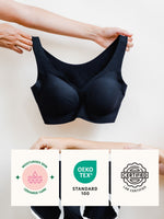 Load image into Gallery viewer, Ceramide Infused Wireless One Size Seamless Beauty Bra ♻️💧
