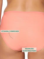 Load image into Gallery viewer, Lemon Bae Seamless Bikini Style Quick Dry Underwear in salmon color