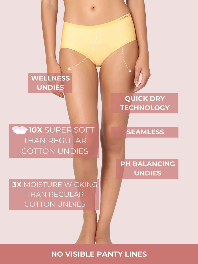 🍋 Lemon Bae Seamless Bikini Style Quick Dry Body Adaptive Underwear