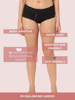 Load image into Gallery viewer, ♻️ Modal Bae Super Soft Hipster Lacy Eco-Friendly Underwear
