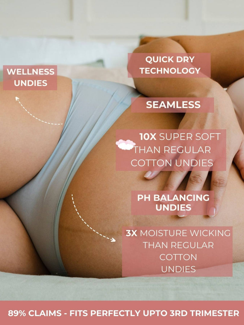🤰 Lemon Bae Seamless Maternity Bikini  Quick Dry Body Adaptive Undies