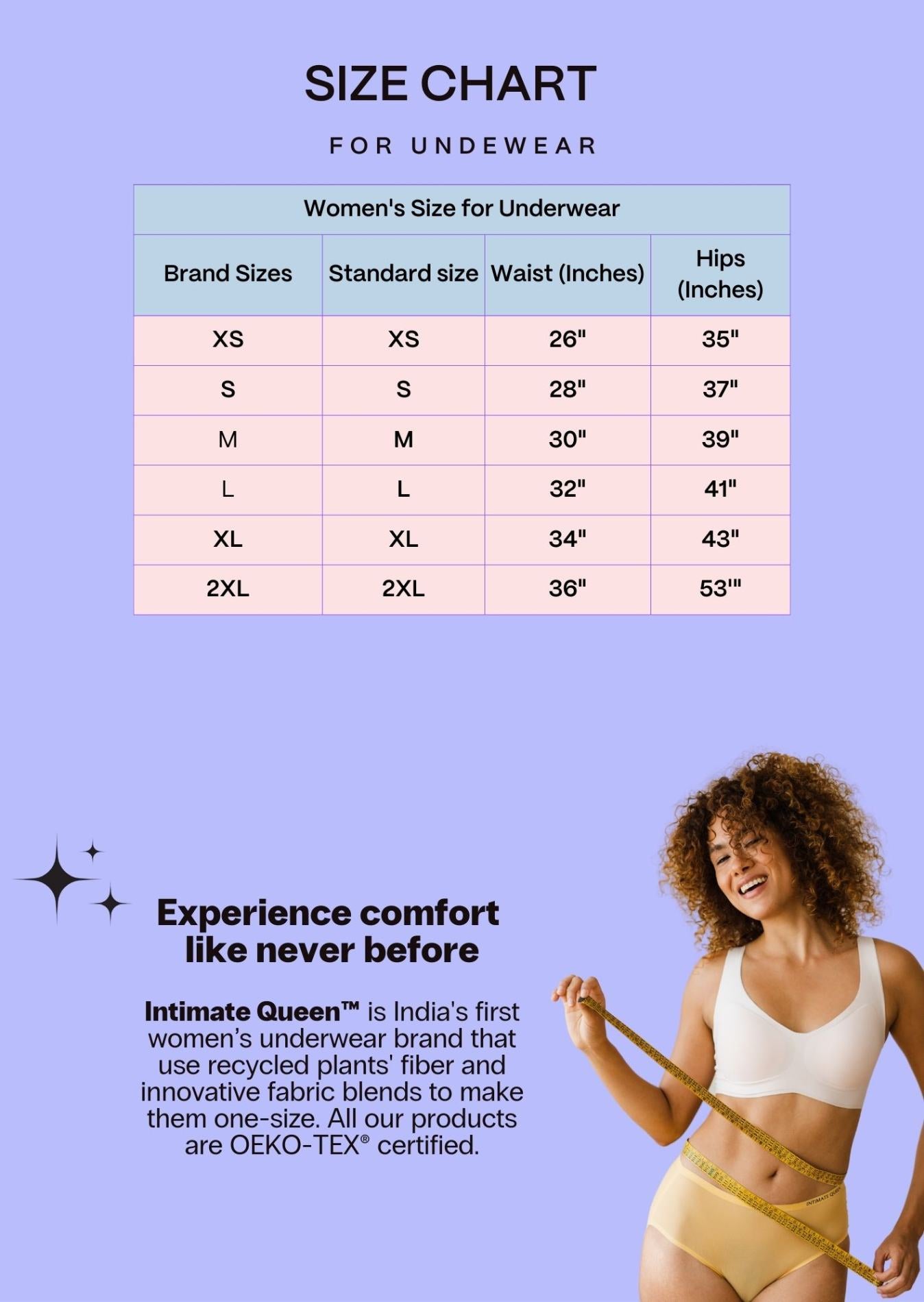 Corn Bae Full Coverage Boy Shorts  Lacy Undies size chart
